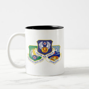 AFCENT A47 Two-Tone Mug, 11 oz Two-Tone Coffee Mug