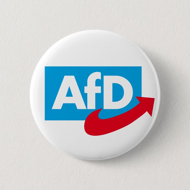 AfD:Alternative für Deutschland 6 Cm Round Badge (Front)