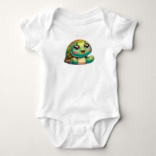 Affectionate baby turtle bodysuit