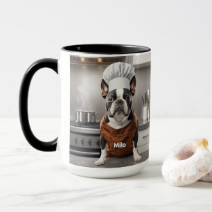 Affectionate Boston Terrier Personalised Mug