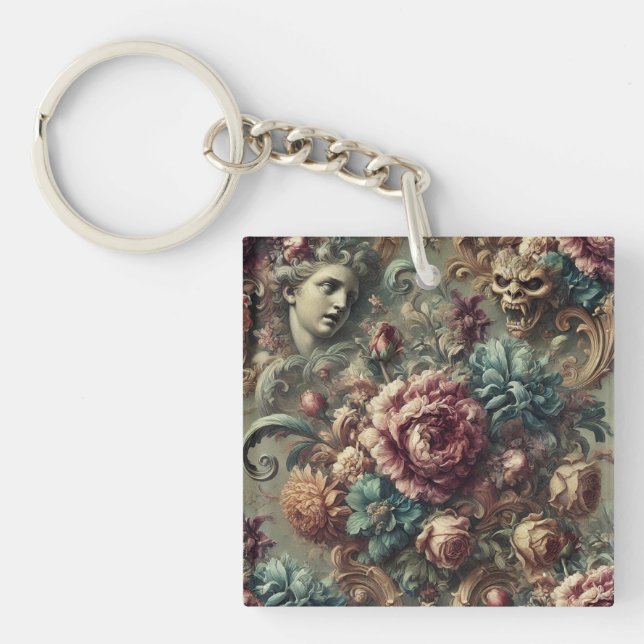 Affectionate Wrath – Gothic Victorian Key Ring (Front)