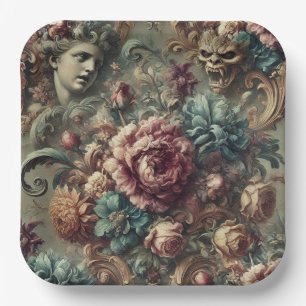 Affectionate Wrath – Gothic Victorian Paper Plate