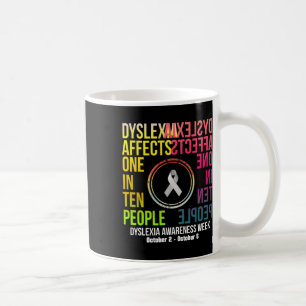 Affects One In Ten People - Dyslexia Awareness Wee Coffee Mug