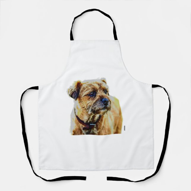 Affen Border Terrier  Apron (Front)