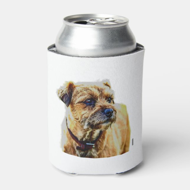 Affen Border Terrier  Can Cooler (Can Front)