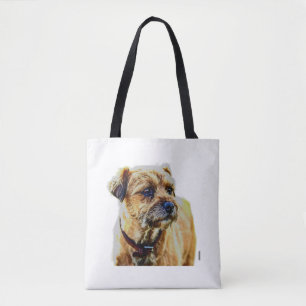 Affen Border Terrier Tote Bag