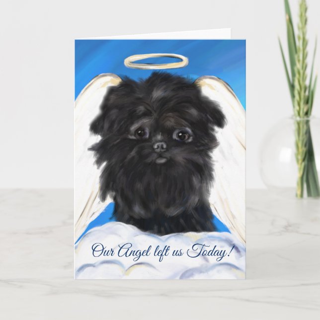 Affenpinscher ANGEL Card (Front)
