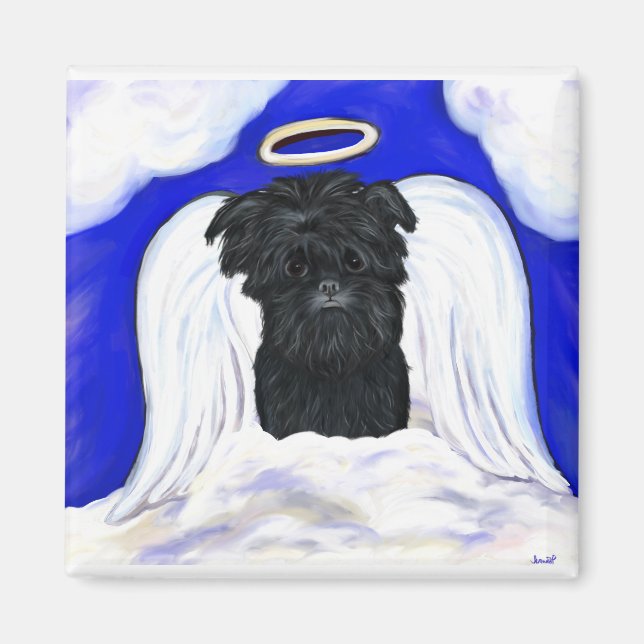 Affenpinscher Angel Magnet (Front)