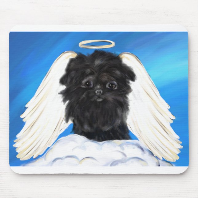Affenpinscher Angel  Mouse Pad (Front)