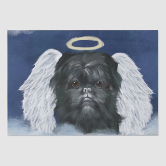 Affenpinscher Angel   Tissue Paper (Front)