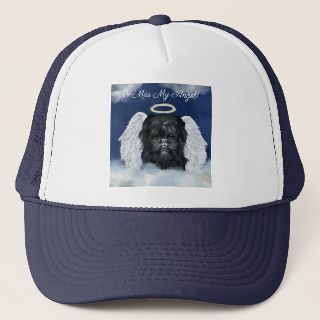 Affenpinscher Angel   Trucker Hat (Front)