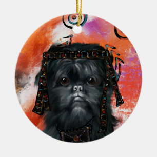 Affenpinscher  ceramic ornament