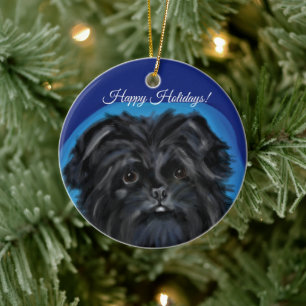 AFFENPINSCHER CERAMIC ORNAMENT