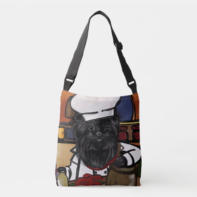 Affenpinscher Chef          Crossbody Bag (Front)