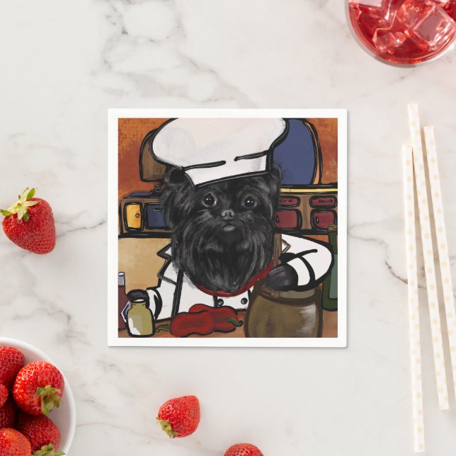 Affenpinscher Chef      Napkin (Insitu)