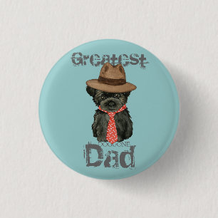 Affenpinscher Dad 3 Cm Round Badge