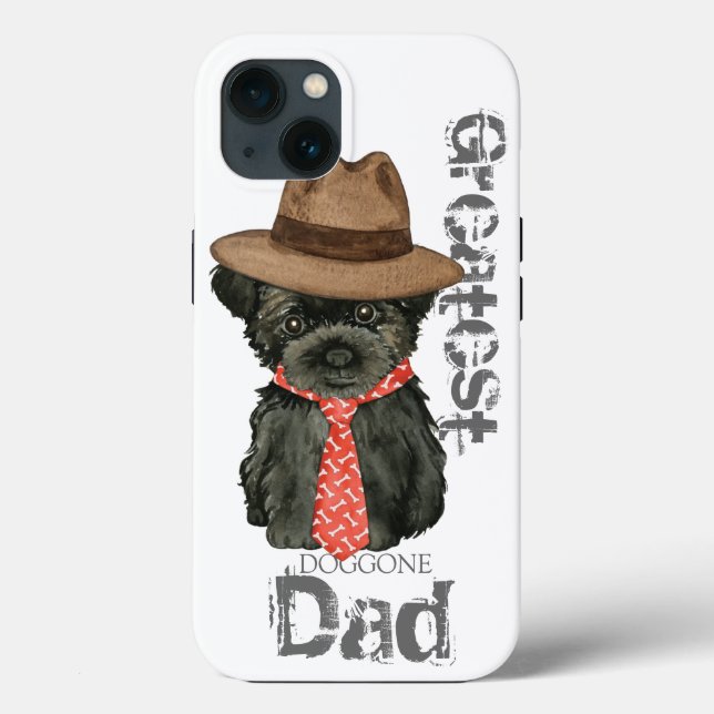 Affenpinscher Dad Case-Mate iPhone Case (Back)