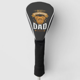 Affenpinscher Dad Ever Dog Face Paw Prints Golf Head Cover
