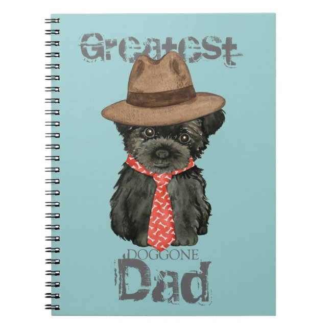 Affenpinscher Dad Notebook (Front)