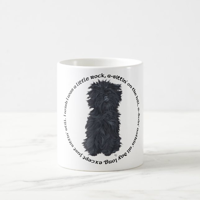 Affenpinscher Ditty Coffee Mug (Center)