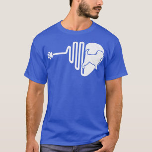 Affenpinscher Dog Paw Heartbeat Pet Owner Veterina T-Shirt