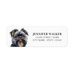 Affenpinscher Dog Return Address Labels