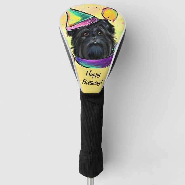 Affenpinscher     golf head cover (Front)