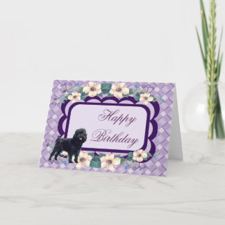Affenpinscher Happy Birthday Card