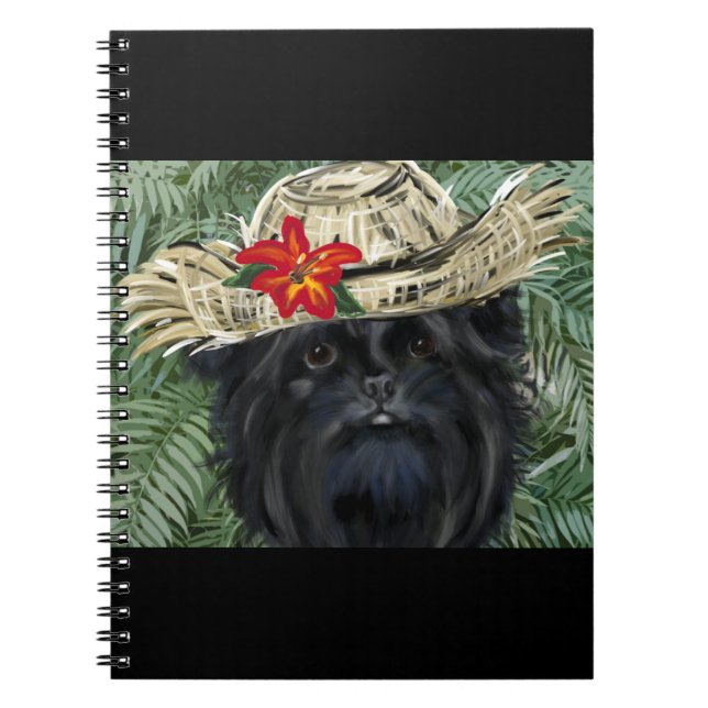 Affenpinscher Hawaii Notebook (Front)