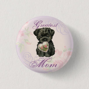 Affenpinscher Heart Mum 3 Cm Round Badge