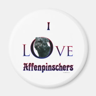 Affenpinscher I Love Magnet