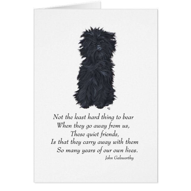Affenpinscher Keepsake (Front)