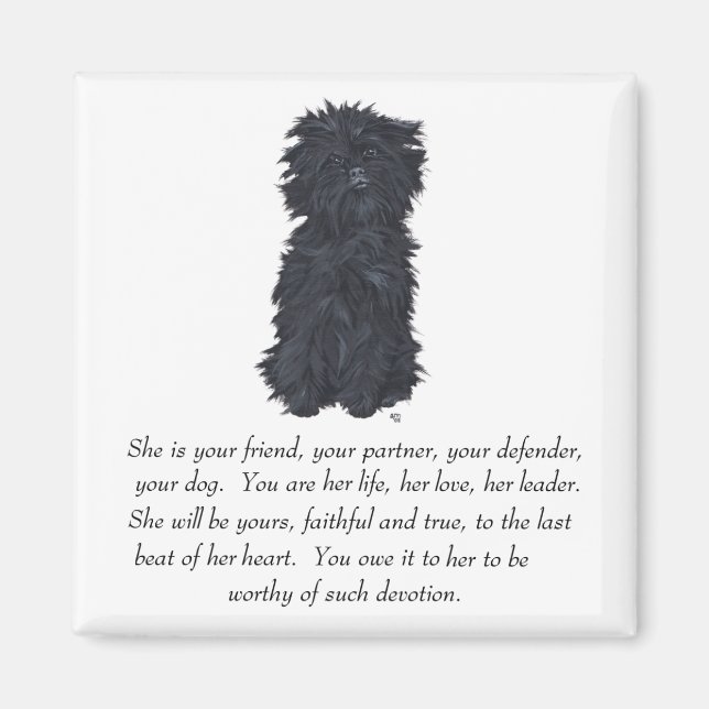 Affenpinscher Keepsake Magnet (Front)