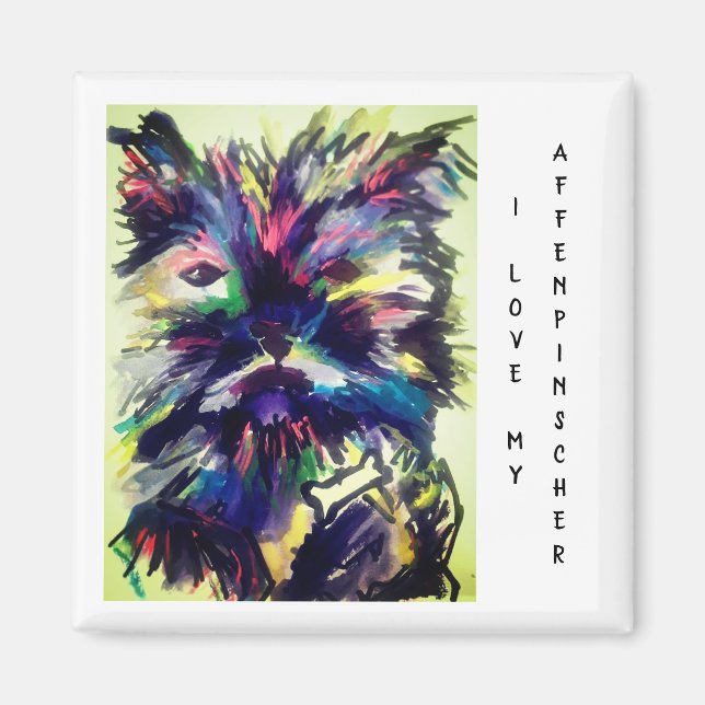 Affenpinscher Magnet (Front)