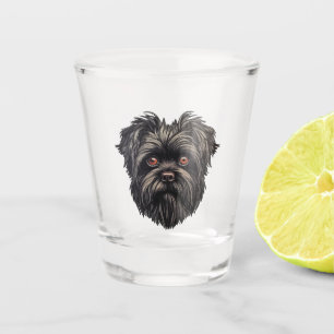 Affenpinscher Monkey Dog Affens Terrier Shot Glass