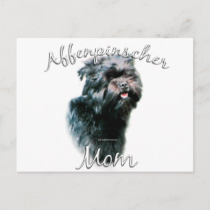 Affenpinscher Mum 2 Postcard