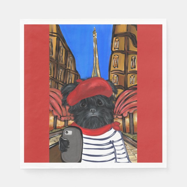 AFFENPINSCHER NAPKIN (Front)