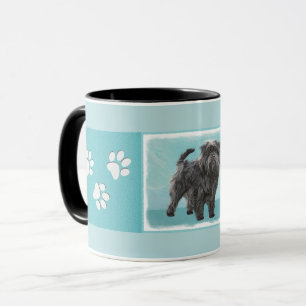 Affenpinscher Painting - Cute Original Dog Art Mug