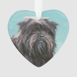 Affenpinscher Painting - Cute Original Dog Art Ornament