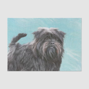 Affenpinscher Painting - Cute Original Dog Art Tissue Paper