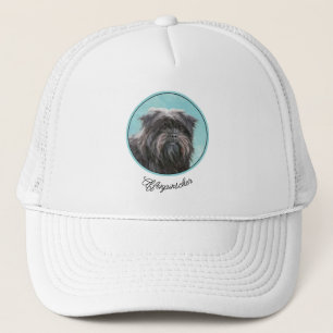 Affenpinscher Painting - Cute Original Dog Art Trucker Hat