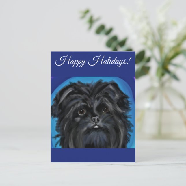 AFFENPINSCHER  POSTCARD (Standing Front)
