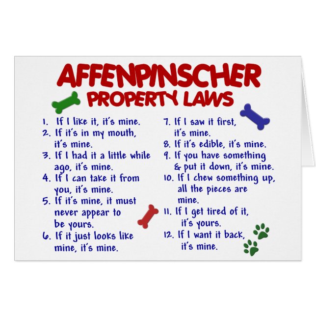 AFFENPINSCHER Property Laws 2 (Front Horizontal)