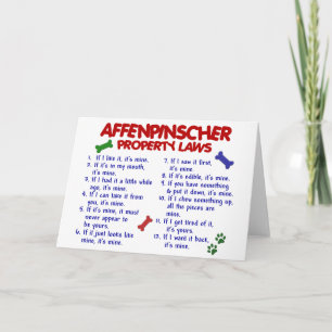 AFFENPINSCHER Property Laws 2 Card