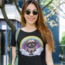 Affenpinscher Rainbow Cute Kawaii Puppy Dog Art