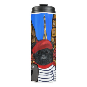 Affenpinscher Selfie Thermal Tumbler