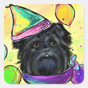Affenpinscher       square sticker
