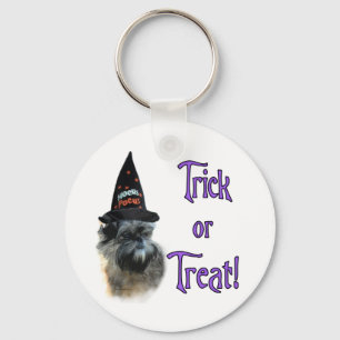 Affenpinscher Trick Key Ring