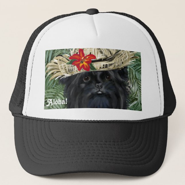Affenpinscher   trucker hat (Front)