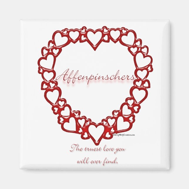 Affenpinscher True Love Magnet (Front)